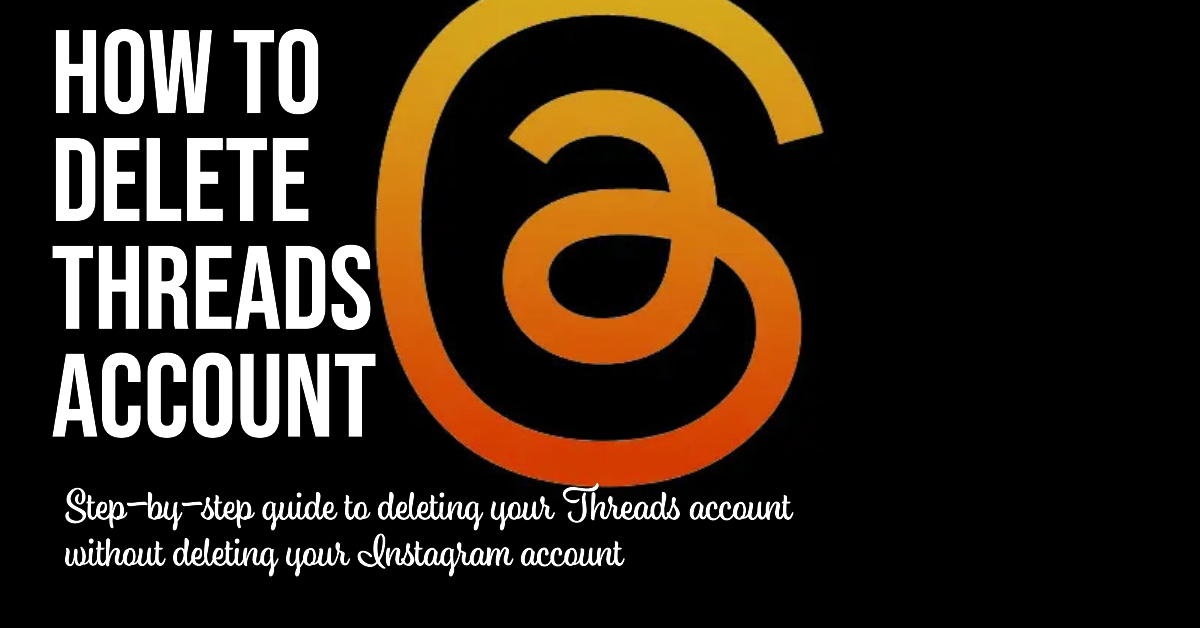 delete threads account without instagram